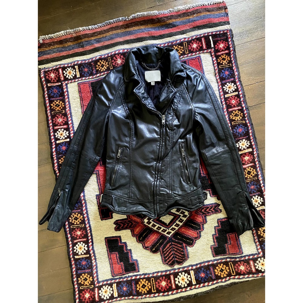Muubaa Black leather Jacket